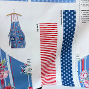 Canvas Apron Panel- Clothworks- Americana- Cotton Fabric- (CLTY4777-88)