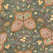 Butterflies, Paisley- Cotton Lawn 43”- KP9071-3C- Green- Cosmo