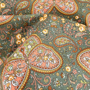 Butterflies, Paisley- Cotton Lawn 43”- KP9071-3C- Green- Cosmo
