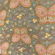 Butterflies, Paisley- Cotton Lawn 43”- KP9071-3C- Green- Cosmo