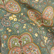 Butterflies, Paisley- Cotton Lawn 43”- KP9071-3C- Green- Cosmo