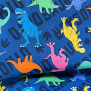 Cosmo Blue Dinosaurs- 43” Wide Cotton Oxford Fabric- COSAP61801