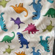 Cosmo Beige Dinosaurs- 43” Wide Cotton Oxford Fabric- COSAP61801