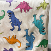 Cosmo Beige Dinosaurs- 43” Wide Cotton Oxford Fabric- COSAP61801