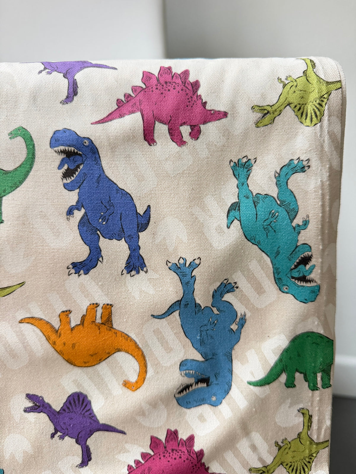 Cosmo Beige Dinosaurs- 43” Wide Cotton Oxford Fabric- COSAP61801