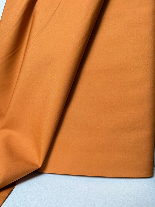 Orange Brown Solid COTTON Fabric- “Gingerbread“- 44” wide- Art Gallery- AGF- PE-513