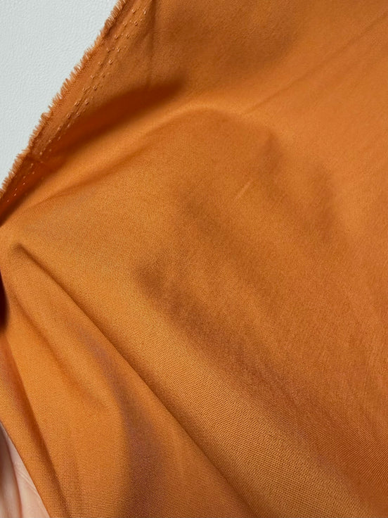 Orange Brown Solid COTTON Fabric- “Gingerbread“- 44” wide- Art Gallery- AGF- PE-513