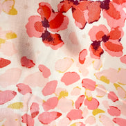 Pink, Red, Chartreuse on Cream “Jasmine Afresh