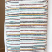 Cotton Woven Baja Blanket Stripes- 44” Wide- Heavy for Blankets, Pillows, Wraps- “Shell