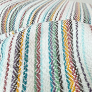 Cotton Woven Baja Blanket Stripes- 44” Wide- Heavy for Blankets, Pillows, Wraps- “Shell