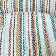 Cotton Woven Baja Blanket Stripes- 44” Wide- Heavy for Blankets, Pillows, Wraps- “Shell