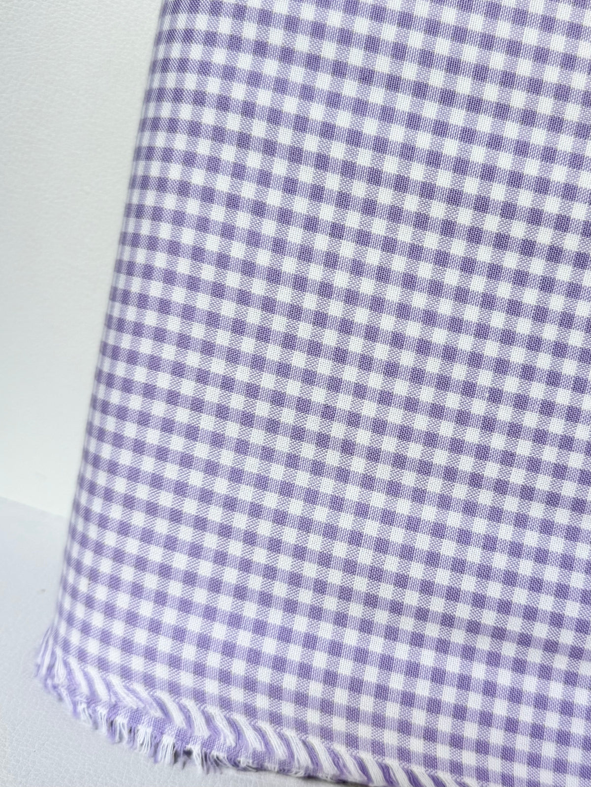 Light Purple Carolina Gingham- 1/8”- Cotton- 44” Wide- “Lavender