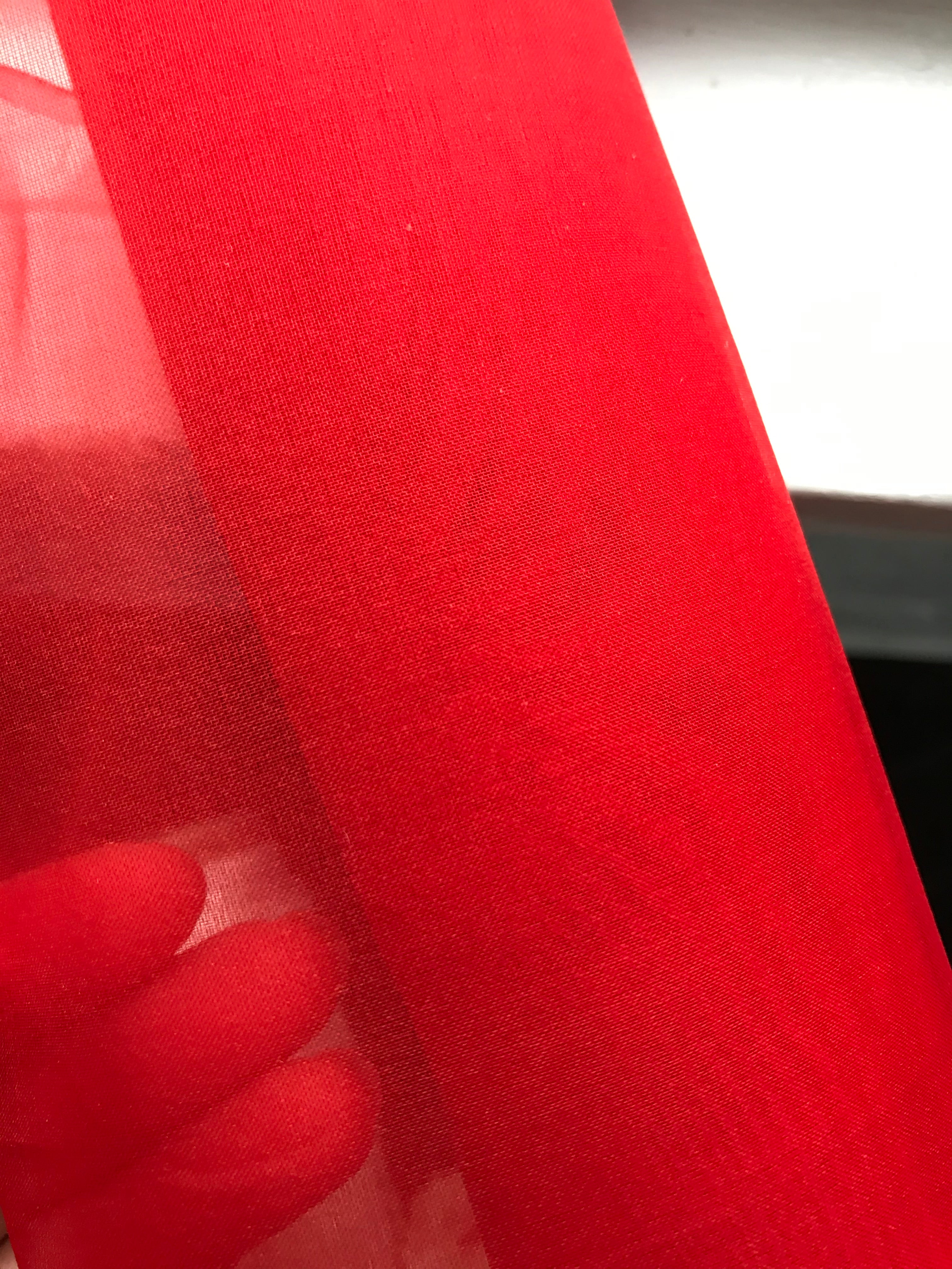 Red Silk Organza 54