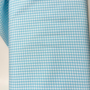Blue Carolina Gingham- 1/8”- Cotton- 44” Wide- “Pond