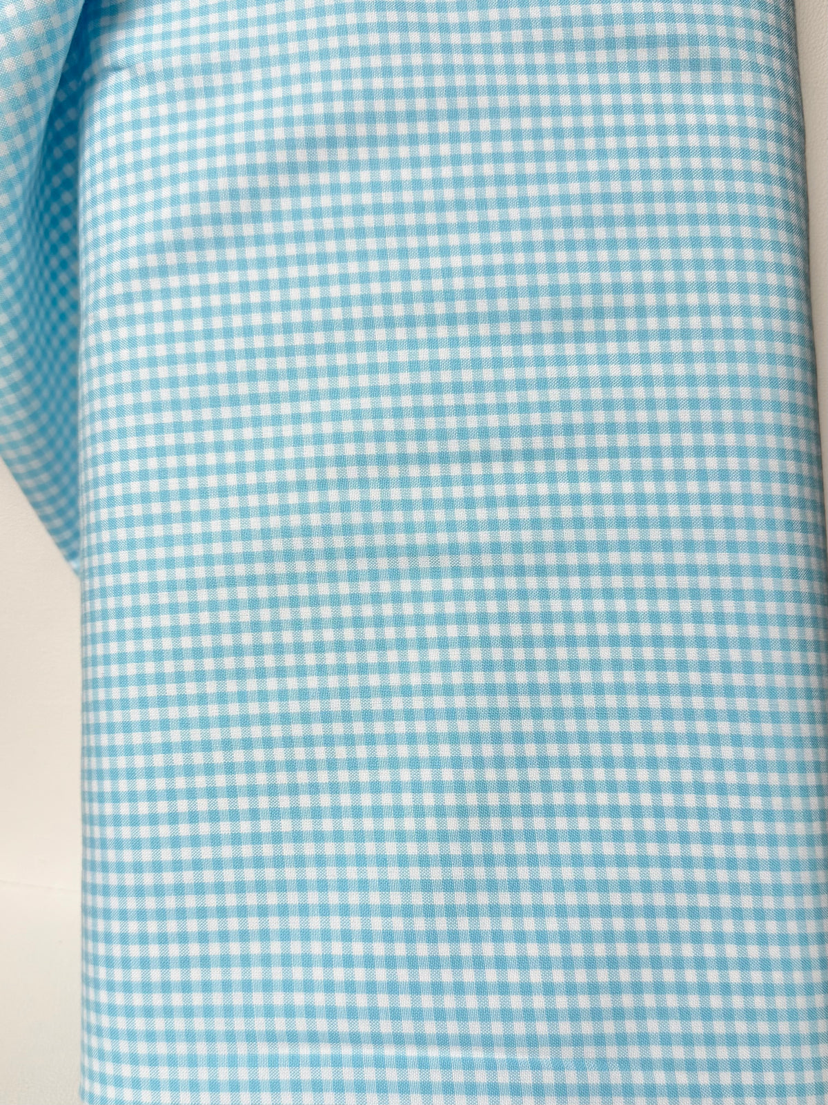 Blue Carolina Gingham- 1/8”- Cotton- 44” Wide- “Pond