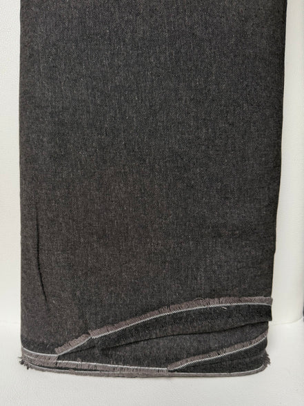 Brussels Washer Yarn Dye- Linen Rayon Blend- Black “Onyx"- 52" Wide