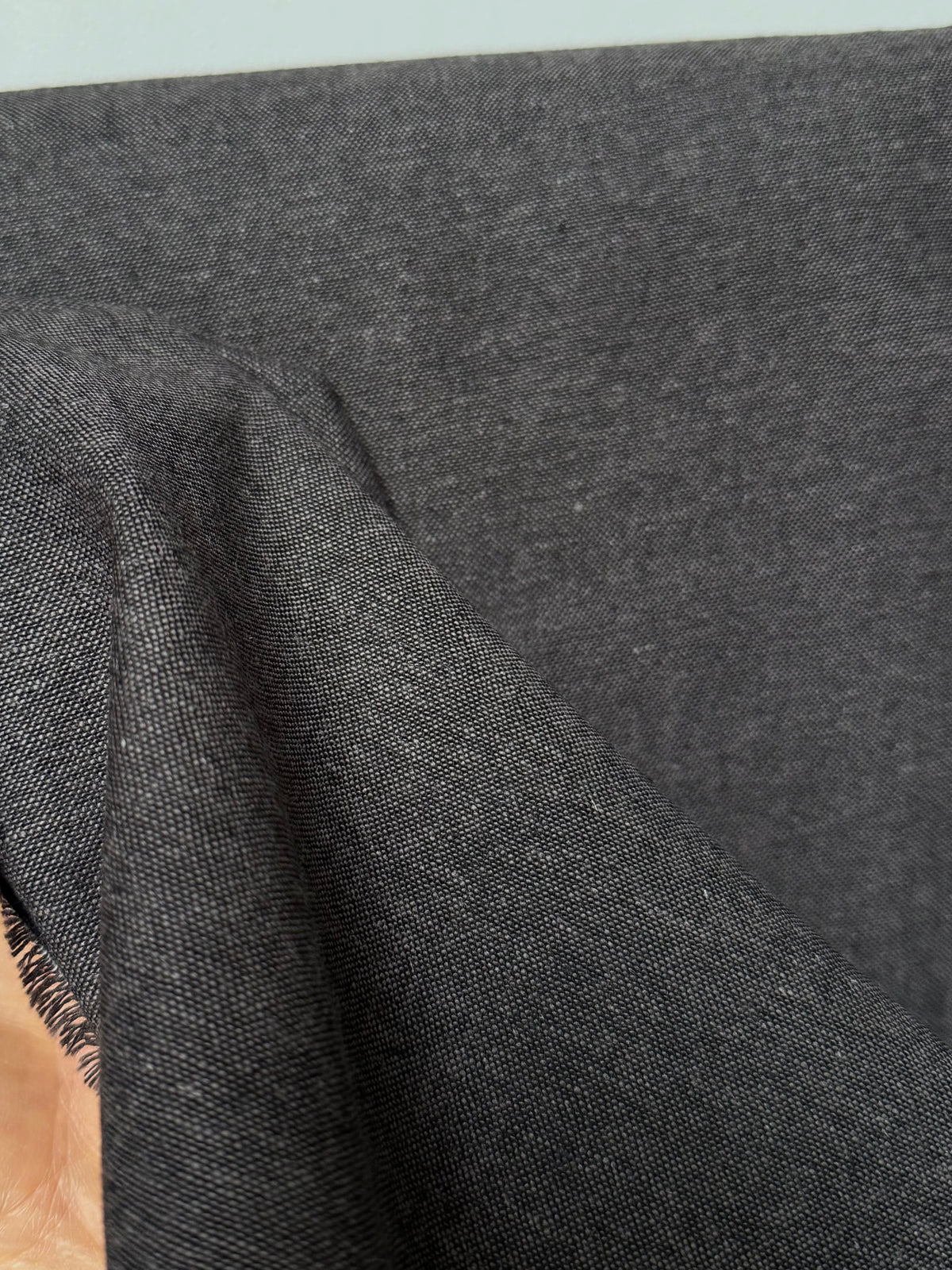 Brussels Washer Yarn Dye- Linen Rayon Blend- Black “Onyx