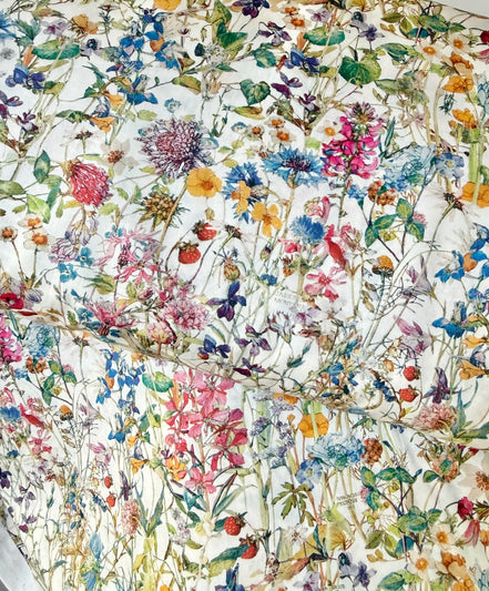 Liberty London- Wild Flowers- Bright Colors- Tana Lawn Cotton- 53”