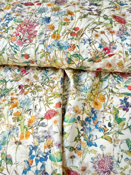 Liberty London- Wild Flowers- Bright Colors- Tana Lawn Cotton- 53”