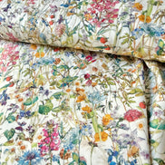 Liberty London- Wild Flowers- Bright Colors- Tana Lawn Cotton- 53”