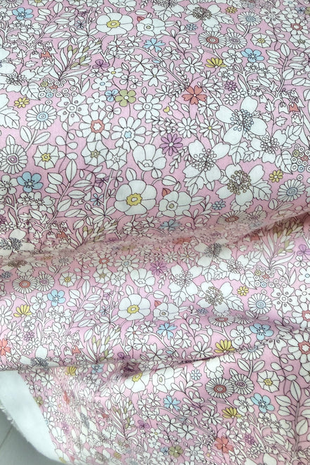 Liberty London- June’s Meadow- Pink- Tana Lawn Cotton- 53”