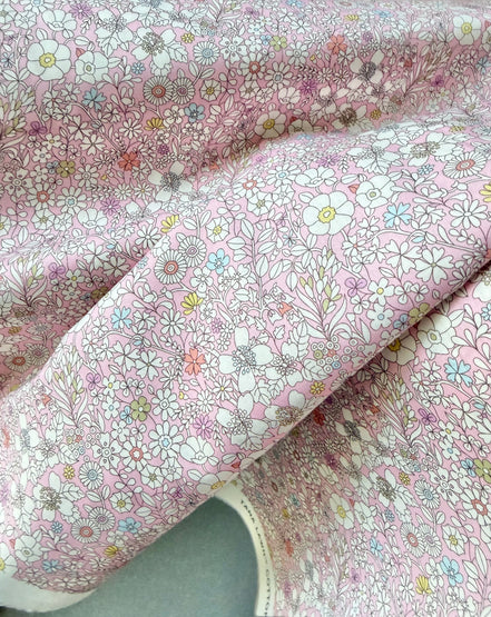 Liberty London- June’s Meadow- Pink- Tana Lawn Cotton- 53”