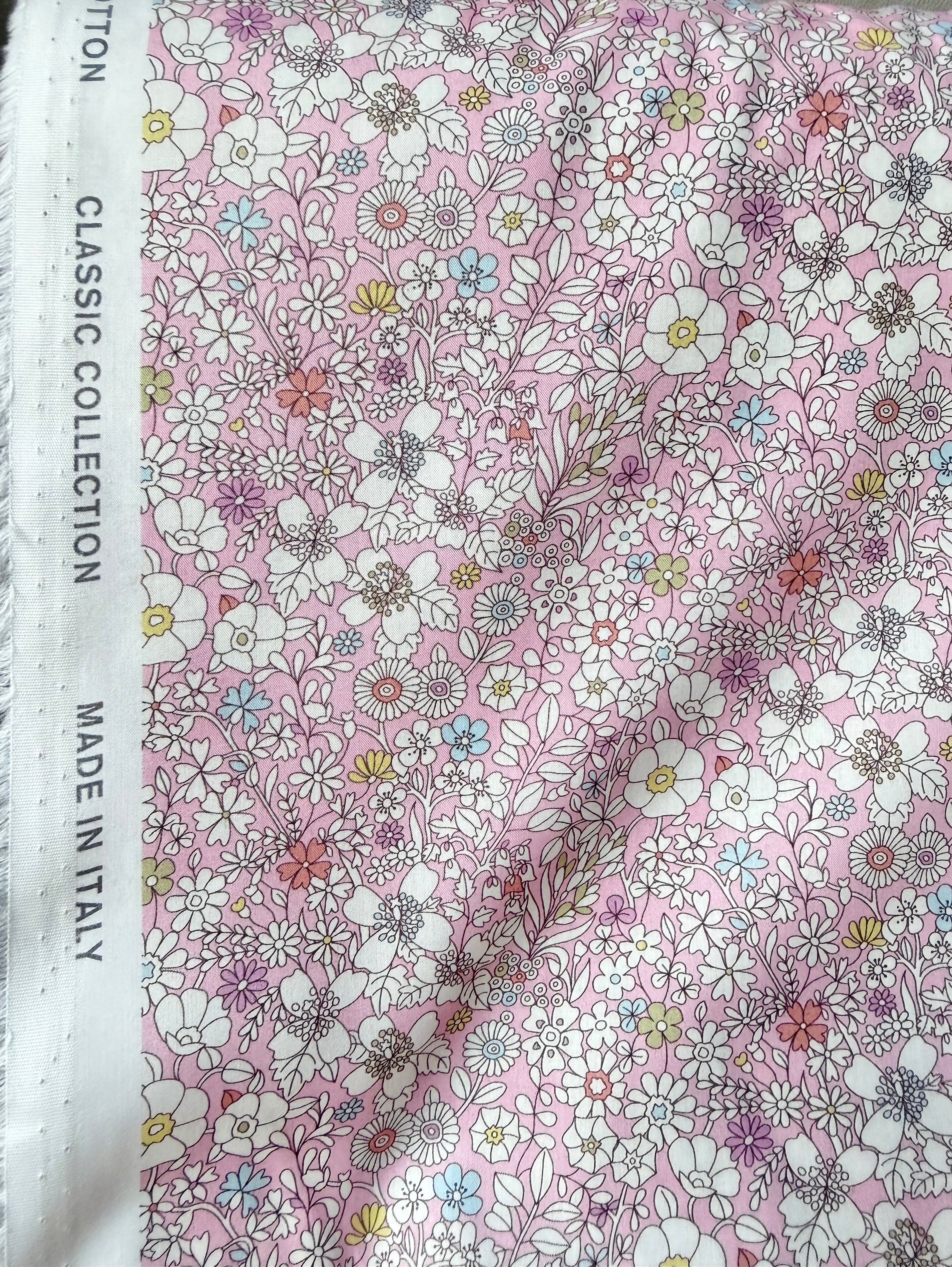 Liberty London- June’s Meadow- Pink- Tana Lawn Cotton- 53”