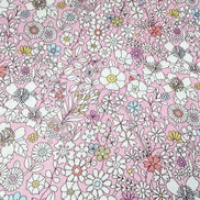 Liberty London- June’s Meadow- Pink- Tana Lawn Cotton- 53”
