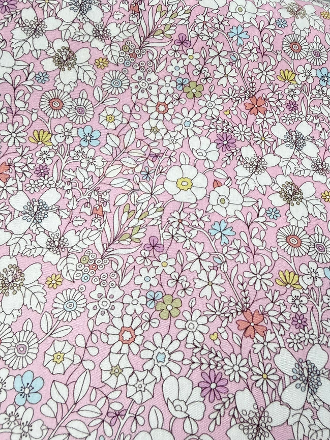 Liberty London- June’s Meadow- Pink- Tana Lawn Cotton- 53”