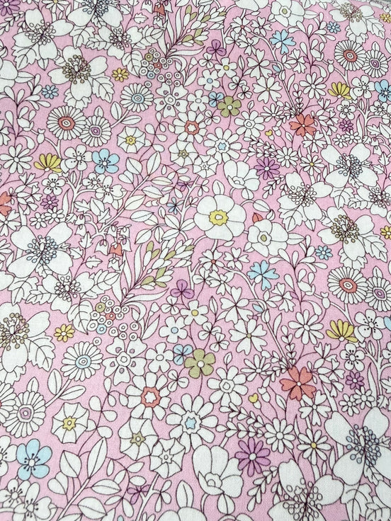 Liberty London- June’s Meadow- Pink- Tana Lawn Cotton- 53”
