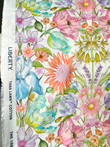 Liberty London- Floral Muse Tana Lawn Cotton- 53”- Pastel