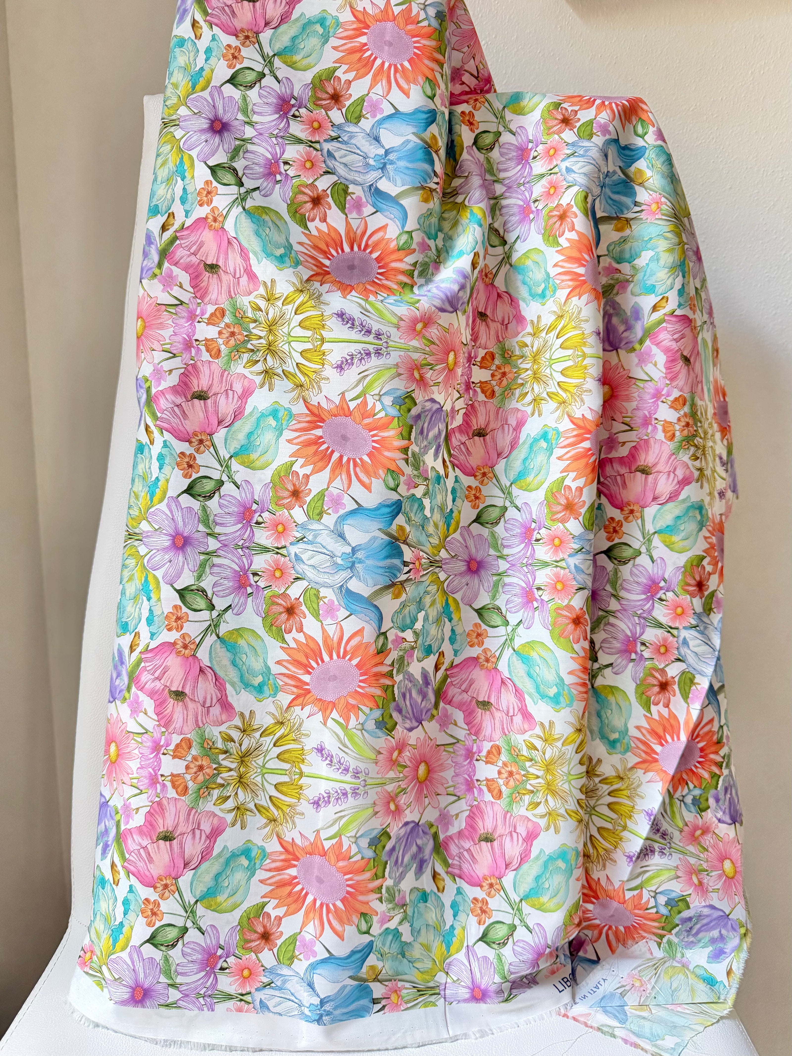 Liberty London- Floral Muse Tana Lawn Cotton- 53”- Pastel