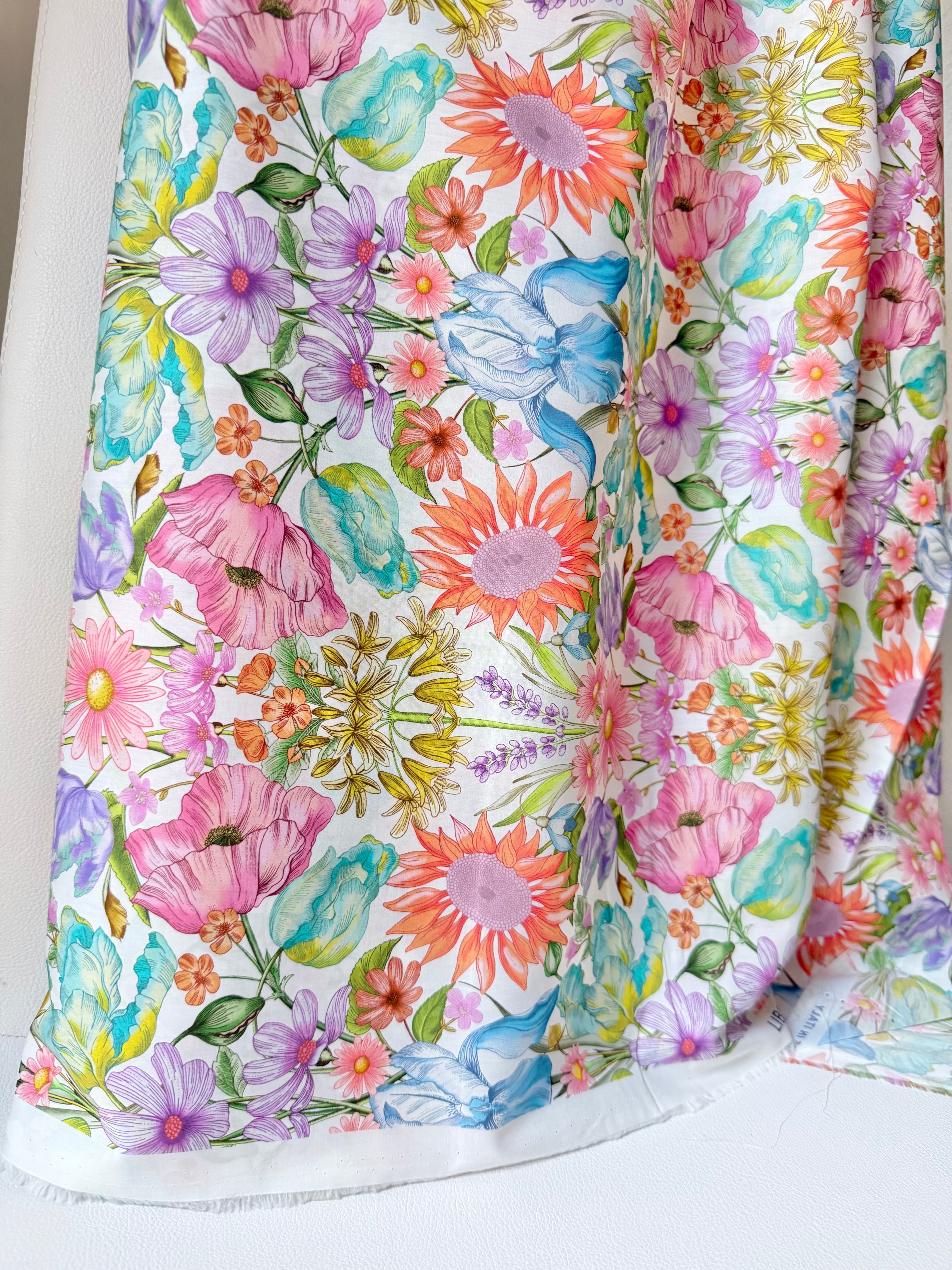 Liberty London- Floral Muse Tana Lawn Cotton- 53”- Pastel