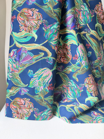 Liberty London- “Midnight Sketch" Tana Lawn Cotton- 54” - Blue