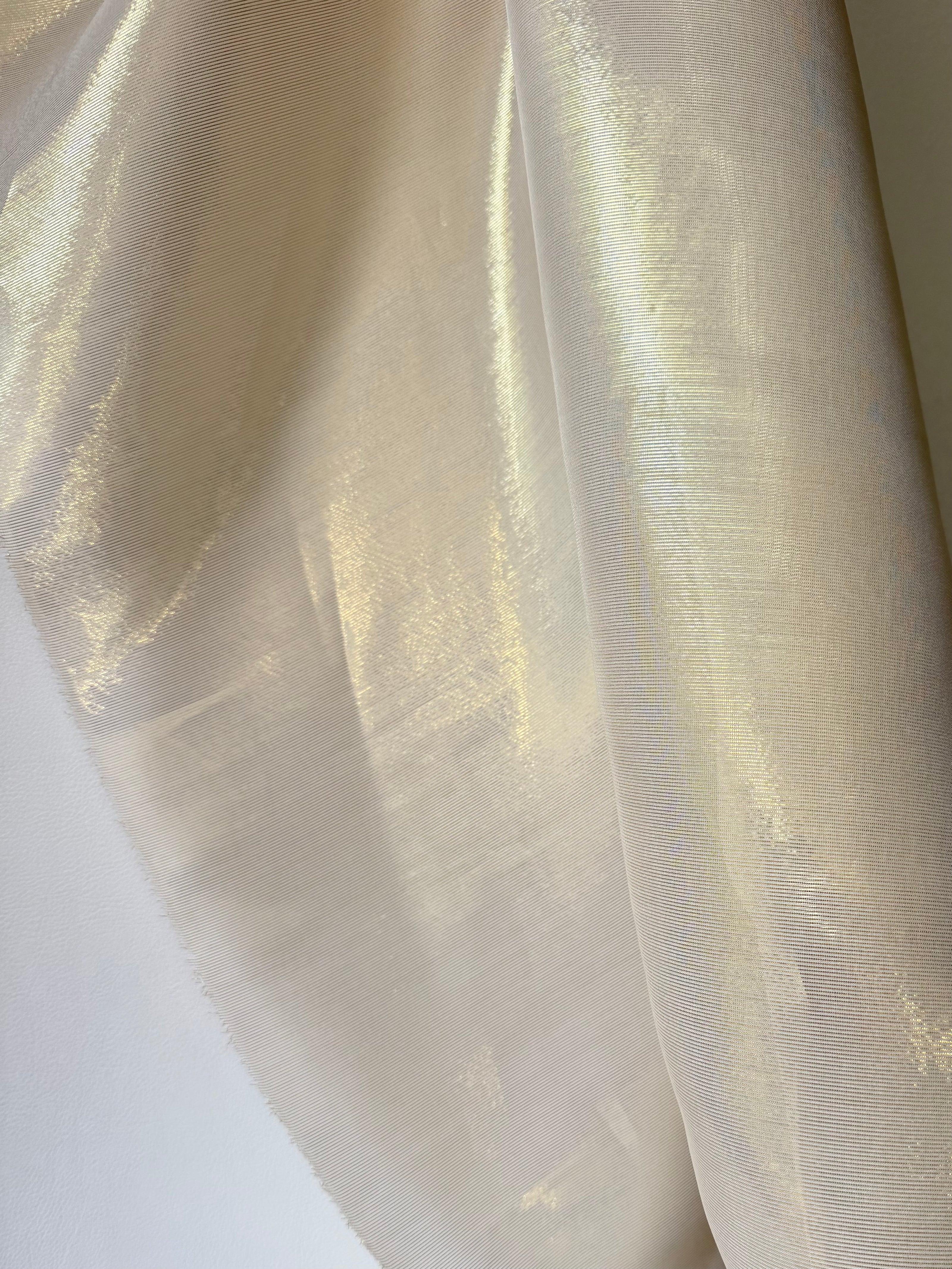 Gold Lame Silk Chiffon 54