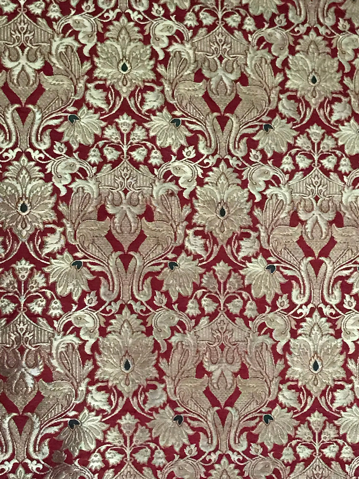 Red and Gold European Brocade- 35