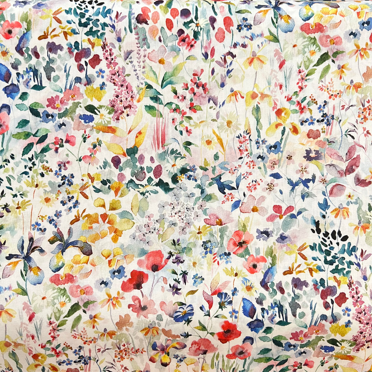 Felda Liberty Tana Lawn Cotton- Yellow, Blue, Red “Multi Bright