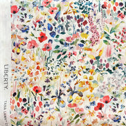 Felda Liberty Tana Lawn Cotton- Yellow, Blue, Red “Multi Bright