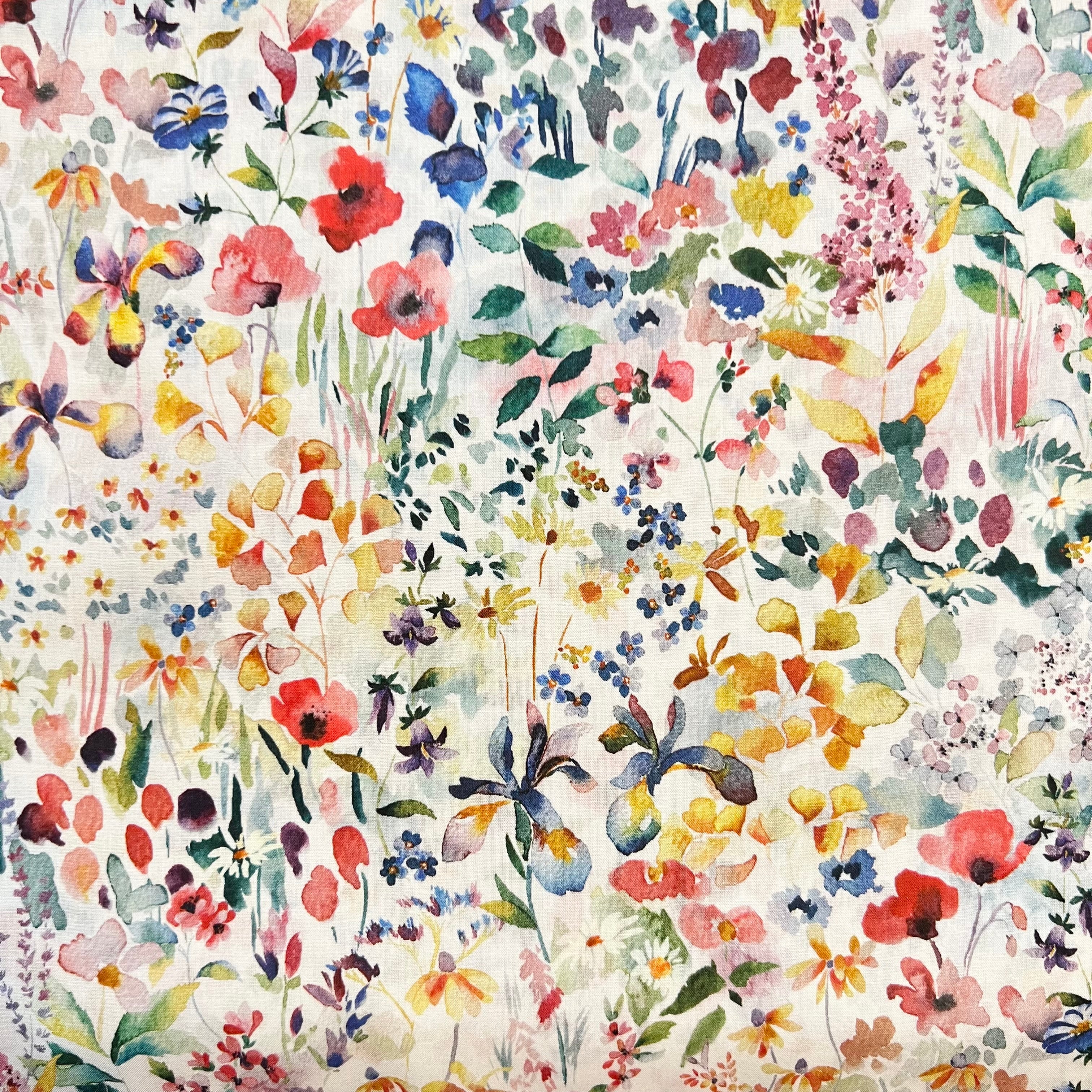 Felda Liberty Tana Lawn Cotton- Yellow, Blue, Red “Multi Bright