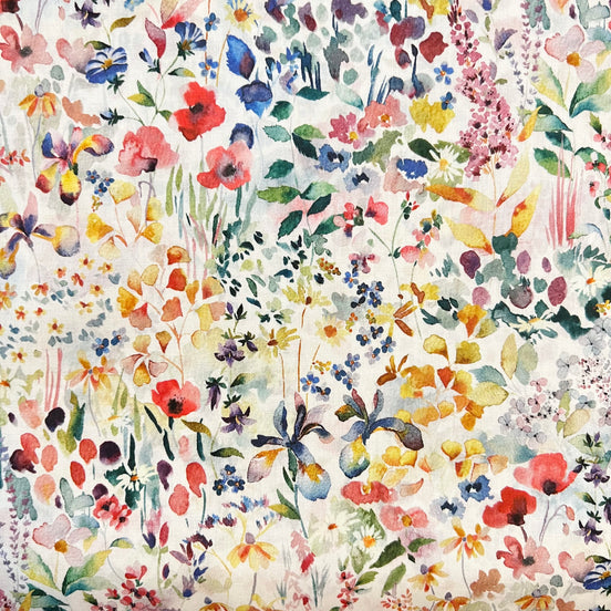 Felda Liberty Tana Lawn Cotton- Yellow, Blue, Red “Multi Bright"