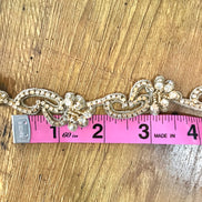 Gold and Rhinestone Applique/ trim