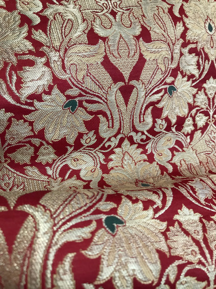 Red and Gold European Brocade- 35" (710)