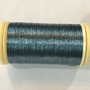 Sajou No. 190- Gray- Metallic Thread- Fil au Chinois- Spool (100m)
