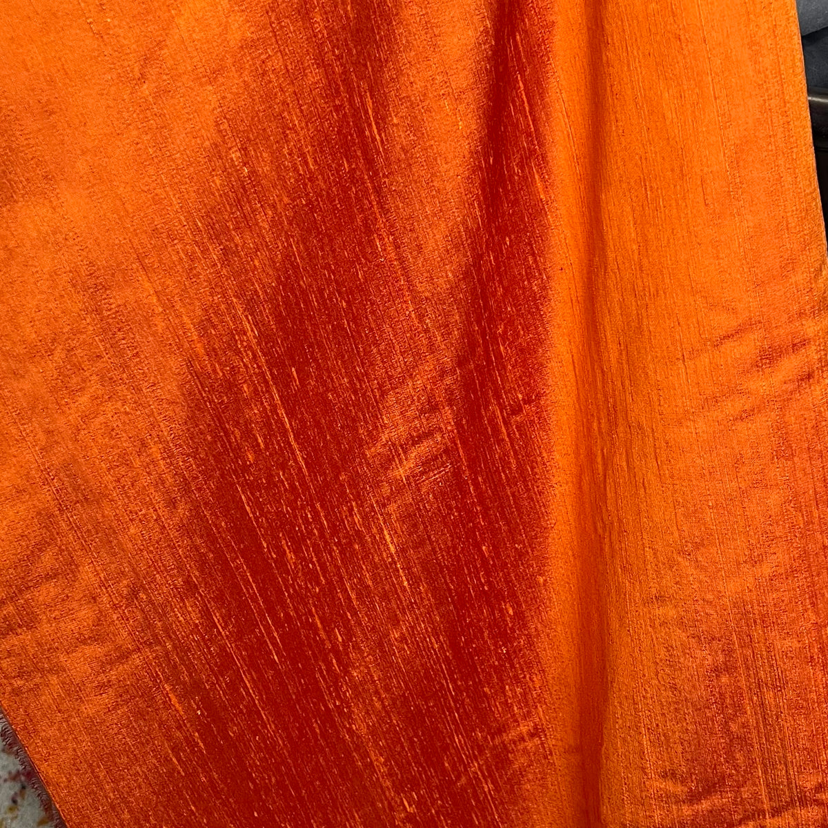 Burnt Orange Silk Dupioni- 54