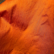 Burnt Orange Silk Dupioni- 54