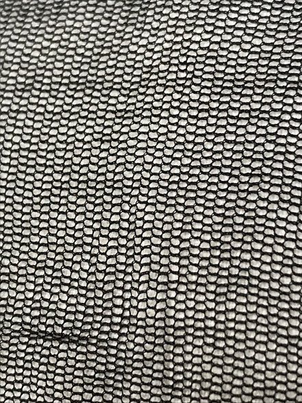 1303 Black Pure Silk Tulle- 48-50" Wide