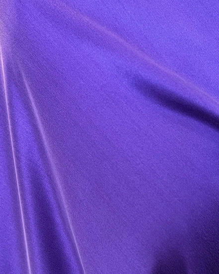 Purple “Hyacinth" Pure Silk Sueded (Sand Washed) Charmeuse Fabric 44" Wide (353)