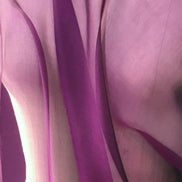 Bright Wine/ Purple Iridescent Pure Silk Chiffon 54
