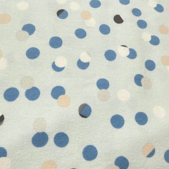 Dots- "Chads Retreat" Jersey Knit Cotton Fabric- 58"