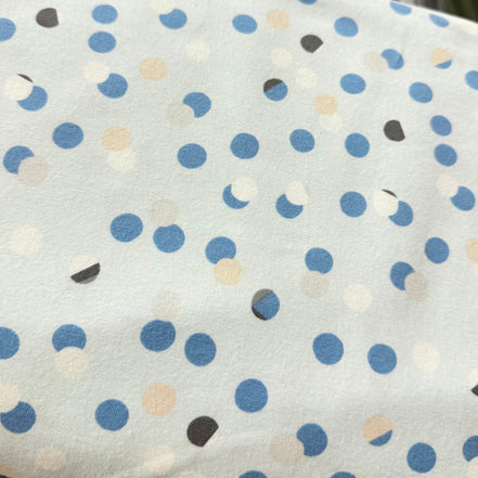 Dots- "Chads Retreat" Jersey Knit Cotton Fabric- 58"